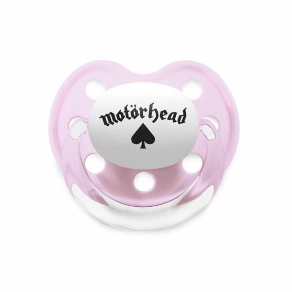 Motörhead (Logo) - Soother, pale pink, black, Size 1