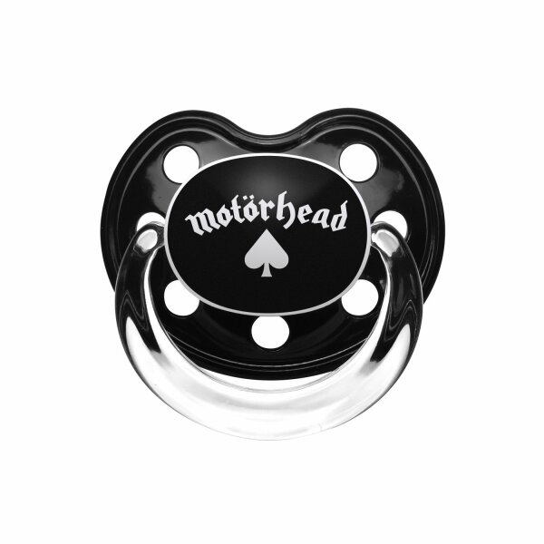 Motörhead (Logo) - Soother, black, white, Size 1