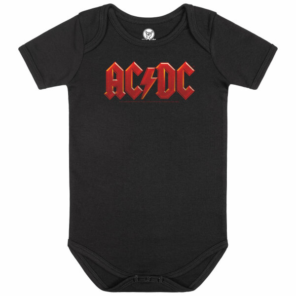 AC/DC (Logo Multi) - Baby Body, schwarz, mehrfarbig, 56/62