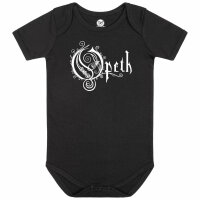 Opeth (Logo) - Baby bodysuit - black - white - 80/86