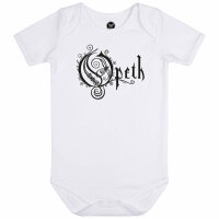 Opeth (Logo) - Baby bodysuit - white - black - 68/74