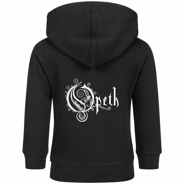 Opeth (Logo) - Baby Kapuzenjacke, schwarz, weiß, 68/74