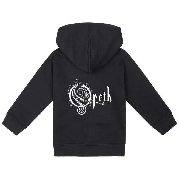 Opeth (Logo) - Baby Kapuzenjacke, schwarz, weiß, 68/74