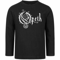 Opeth (Logo) - Kids longsleeve, black, white, 104