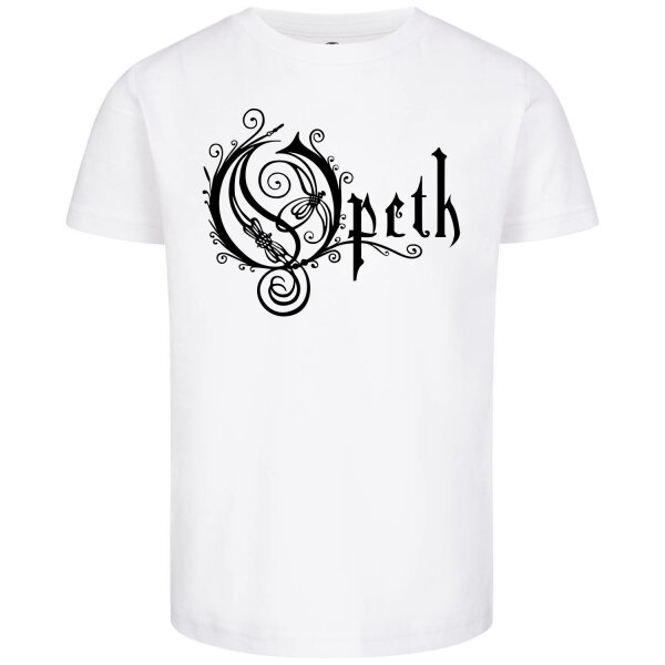Opeth (Logo) - Kids t-shirt, white, black, 92