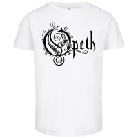 Opeth (Logo) - Kinder T-Shirt - weiß - schwarz - 92