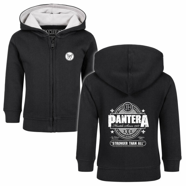 Pantera (Stronger Than All) - Baby zip-hoody, black, white, 80/86