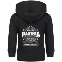 Pantera (Stronger Than All) - Baby zip-hoody, black, white, 80/86