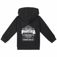 Pantera (Stronger Than All) - Baby zip-hoody, black, white, 80/86