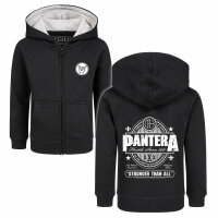 Pantera (Stronger Than All) - Kids zip-hoody, black,...