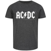 AC/DC (Logo) - Kids t-shirt, charcoal, white, 152