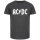 AC/DC (Logo) - Kinder T-Shirt, charcoal, weiß, 152