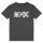 AC/DC (Logo) - Kinder T-Shirt, charcoal, weiß, 152