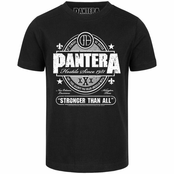 Pantera (Stronger Than All) - Kids t-shirt, black, white, 164