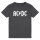 AC/DC (Logo) - Kinder T-Shirt, charcoal, weiß, 92