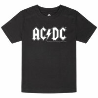 AC/DC (Logo) - Kinder T-Shirt, schwarz, weiß, 104