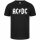 AC/DC (Logo) - Kinder T-Shirt, schwarz, weiß, 104
