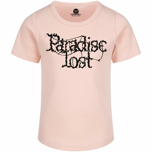 Paradise Lost (Logo) - Girly Shirt, hellrosa, schwarz, 104