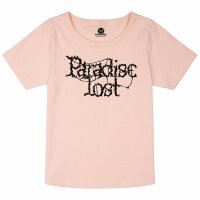 Paradise Lost (Logo) - Girly shirt, pale pink, black, 104