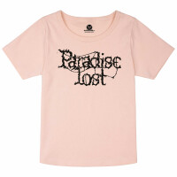 Paradise Lost (Logo) - Girly Shirt, hellrosa, schwarz, 116
