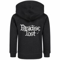Paradise Lost (Logo) - Kinder Kapuzenjacke, schwarz, weiß, 116