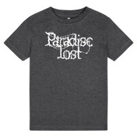 Paradise Lost (Logo) - Kinder T-Shirt, charcoal, weiß, 104