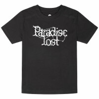 Paradise Lost (Logo) - Kinder T-Shirt, schwarz, weiß, 104