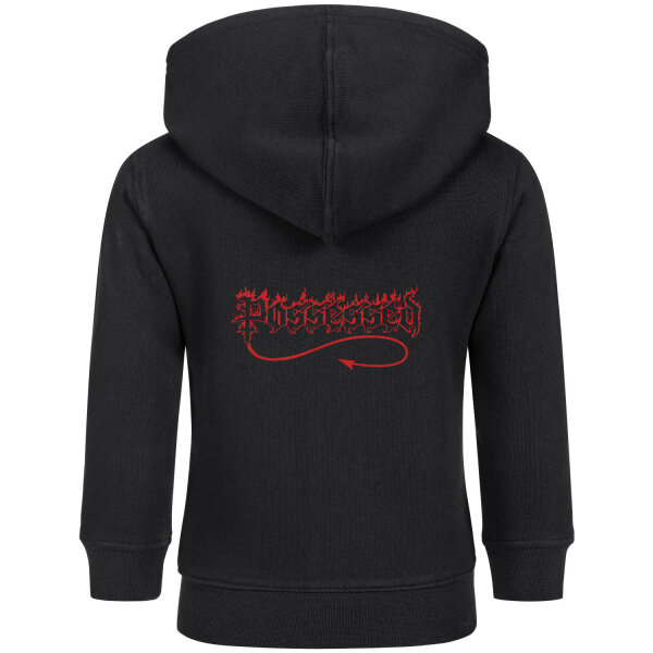 Possessed (Logo) - Baby Kapuzenjacke, schwarz, rot, 68/74