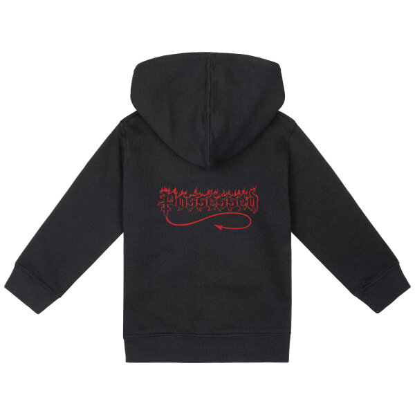 Possessed (Logo) - Baby Kapuzenjacke, schwarz, rot, 68/74