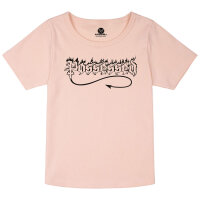 Possessed (Logo) - Girly Shirt, hellrosa, schwarz, 104