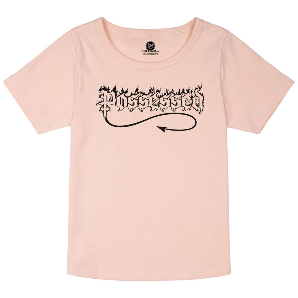 Possessed (Logo) - Girly shirt, pale pink, black, 116