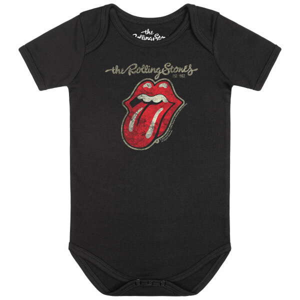 Rolling Stones (Classic Tongue) - Baby bodysuit, black, multicolour, 56/62
