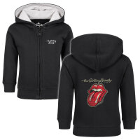 Rolling Stones (Classic Tongue) - Baby zip-hoody, black, multicolour, 56/62