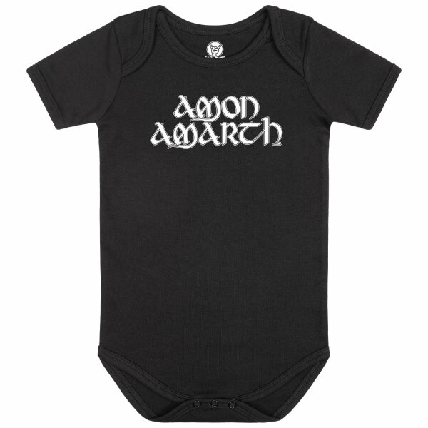 Amon Amarth (Logo) - Baby Body, schwarz, weiß, 56/62
