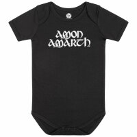 Amon Amarth (Logo) - Baby Body - schwarz - weiß -...