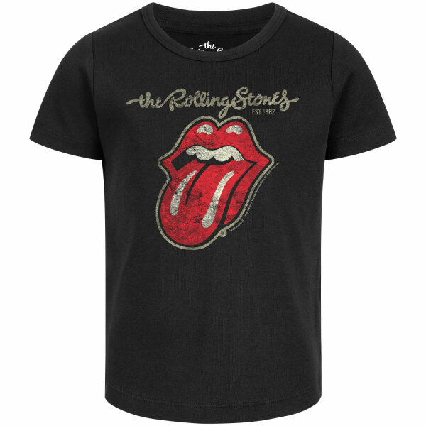 Rolling Stones (Classic Tongue) - Girly shirt, black, multicolour, 152