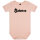 Sabaton (Logo) - Baby bodysuit, pale pink, black, 68/74