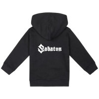 Sabaton (Logo) - Baby Kapuzenjacke, schwarz, weiß, 68/74
