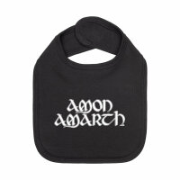Amon Amarth (Logo) - Baby bib - black - white - one size