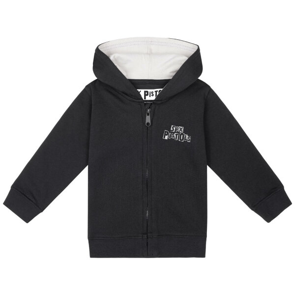 Sex Pistols (Union Jack) - Baby zip-hoody, black, multicolour, 68/74