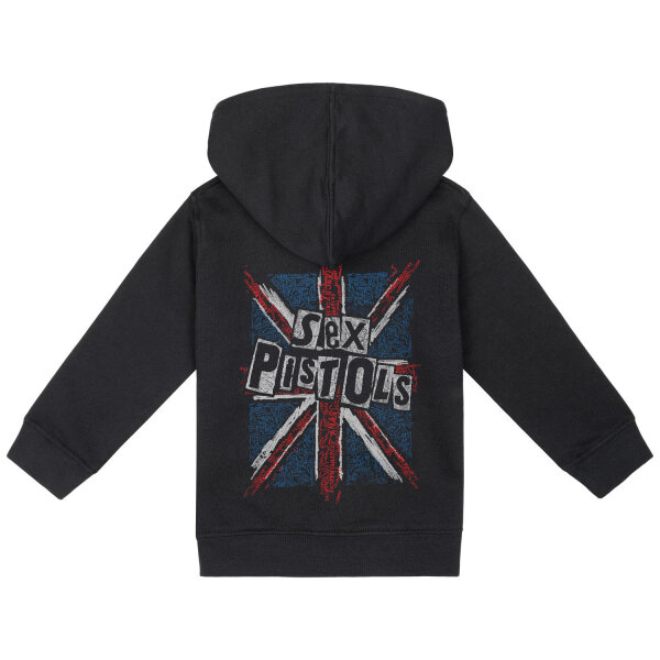 Sex Pistols (Union Jack) - Baby zip-hoody, black, multicolour, 68/74