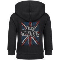 Sex Pistols (Union Jack) - Baby zip-hoody, black, multicolour, 80/86