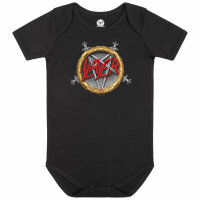 Slayer (Pentagram) - Baby Body, schwarz, mehrfarbig, 56/62