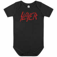 Slayer (Logo) - Baby bodysuit - black - red - 56/62