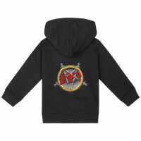 Slayer (Pentagram) - Baby zip-hoody, black, multicolour, 80/86