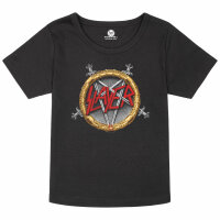 Slayer (Pentagram) - Girly Shirt, schwarz, mehrfarbig, 104