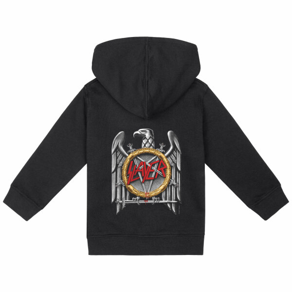 Slayer (Silver Eagle) - Baby zip-hoody, black, multicolour, 80/86