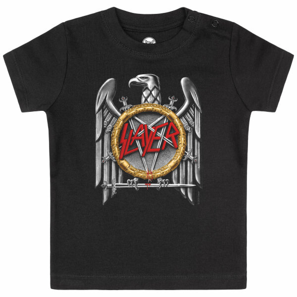 Slayer (Silver Eagle) - Baby T-Shirt, schwarz, mehrfarbig, 68/74