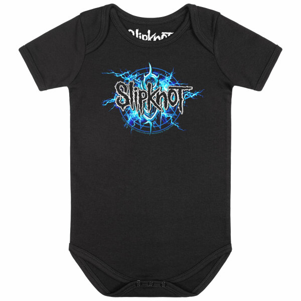 Slipknot (Electric Blue) - Baby bodysuit, black, multicolour, 80/86