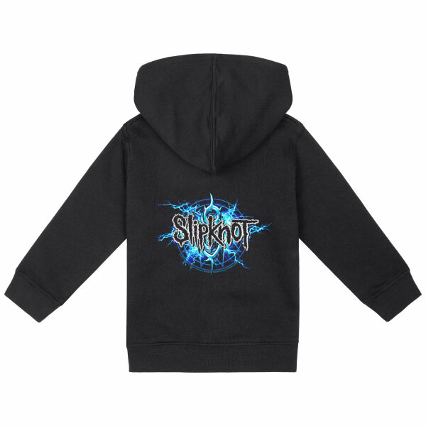 Slipknot (Electric Blue) - Baby zip-hoody, black, multicolour, 68/74